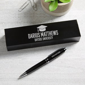 Engraved Graduation Pen, Personalized Grad Pen Set, Custom Graduate Pen, Personalized Name Pen Set, Custom Name Pen Set, Engraved Pen Gift