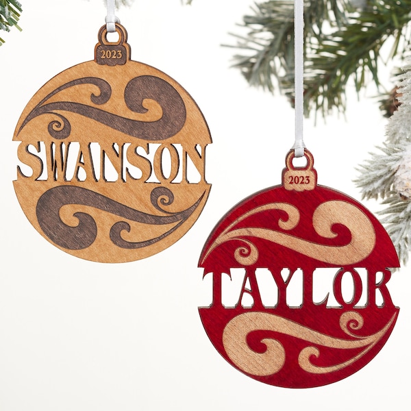 You Name It Personalized Wood Ornament, Personalized Christmas Ornaments, Name Ornaments, Custom Ornament, Christmas Decor, Family Gifts