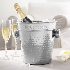 Engraved Custom Chiller & Ice Bucket, Gifts for Couples, Wedding Gifts, Housewarming, Home Bar Gifts