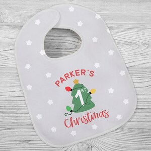 First Christmas Bib Etsy