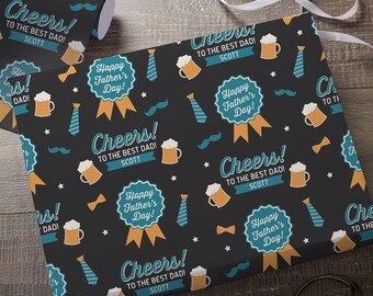 Download Dad Wrapping Paper Etsy