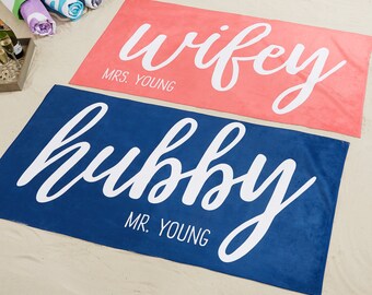 couples beach towels