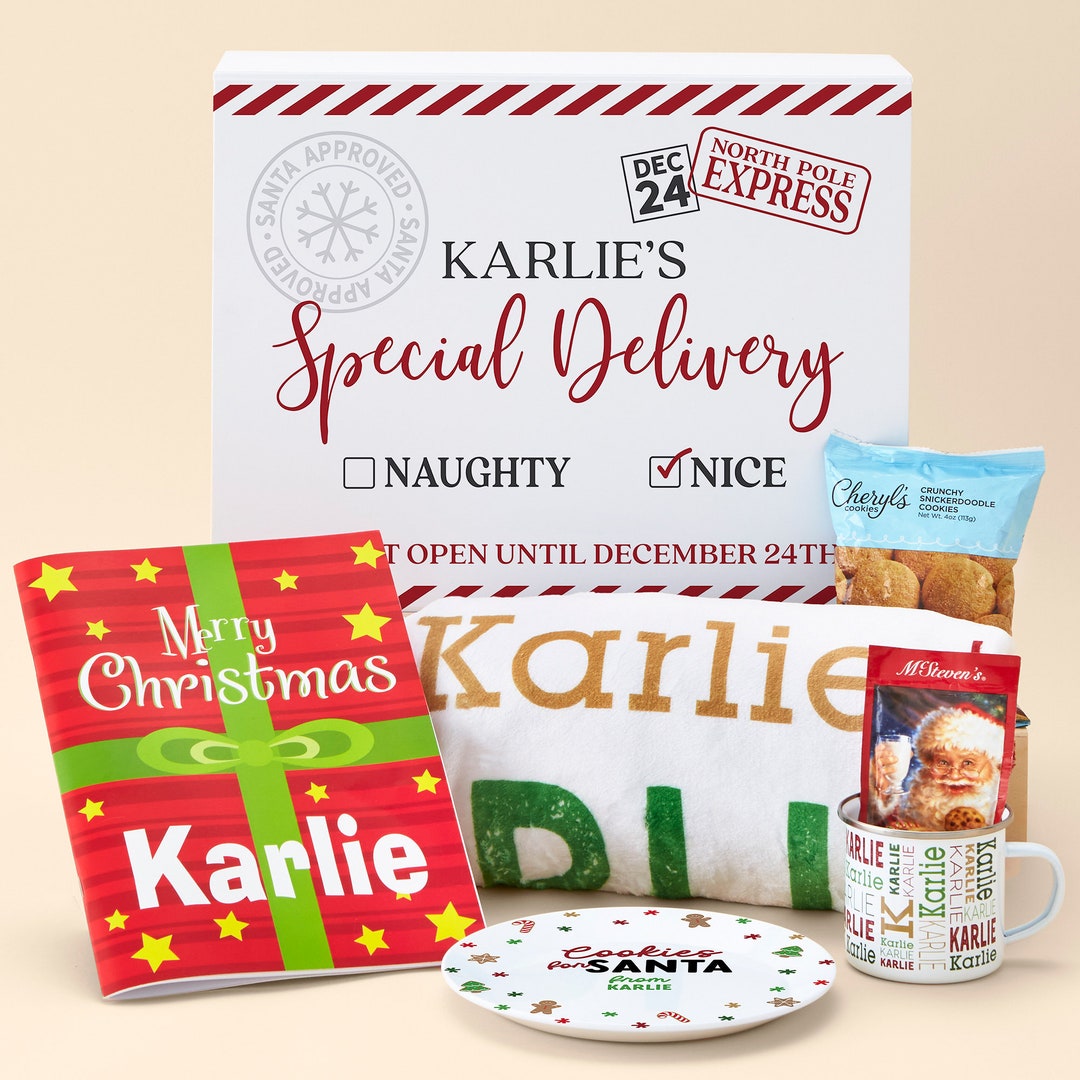 Special Delivery Personalized Christmas Gift Set, Christmas Gifts