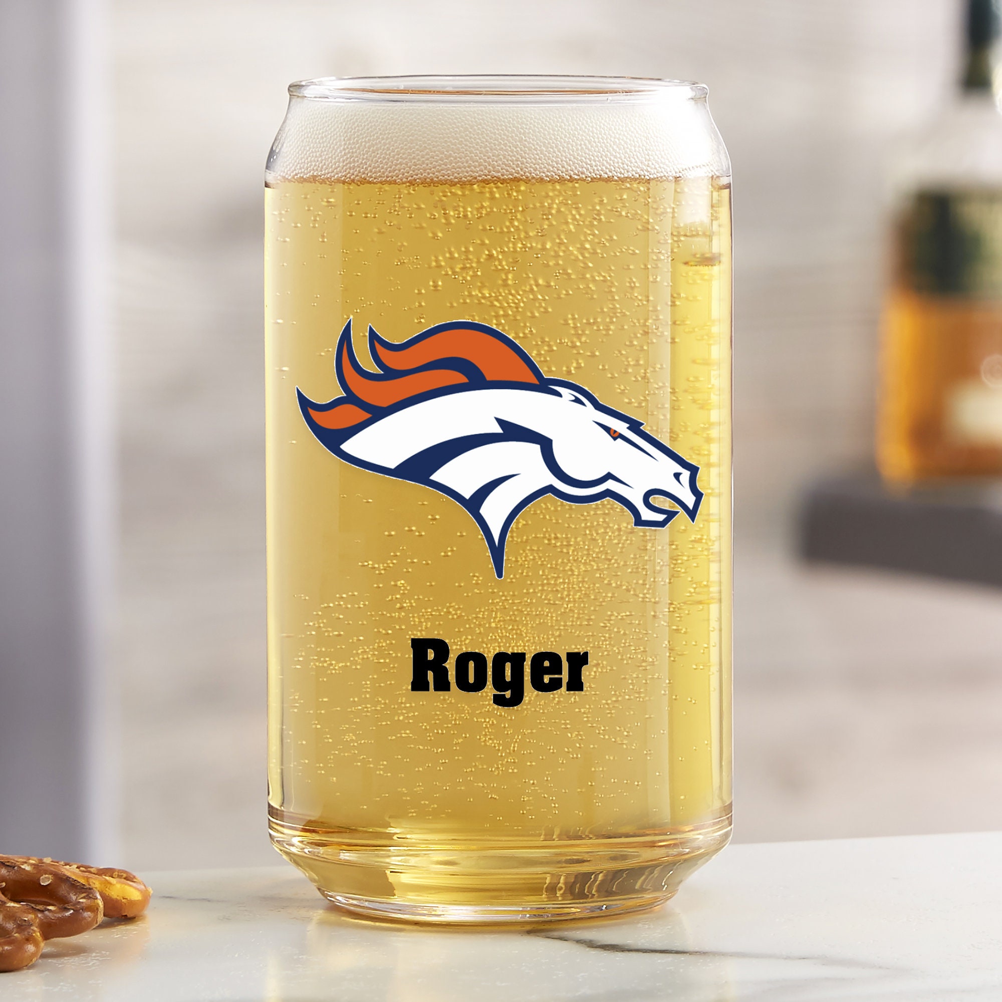 Broncos Beer Glass image