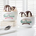 Ice Cream Shoppe Personalized 14 oz. Ice Cream Bowl, Personalized Gifts for Kids, Cereal Bowl, Snack Bowl, Kid Gifts, Stocking Stuffer