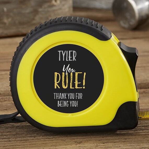 Personalized Tape Measure - Dad Raised Fist Hand Tape Measure