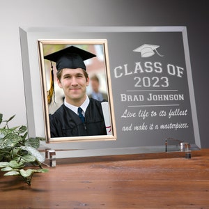 The Graduate Personalized Photo Frame, Gifts for Grads, Graduation Gifts, Grad Gifts, Graduation Frame, Engraved Graduation Frame image 2