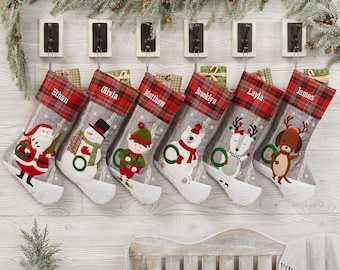 Winter Cheer Personalized Christmas Stocking, Christmas Stocking, Christmas Gifts, Family Stocking, Custom Stocking, Personalized Stocking
