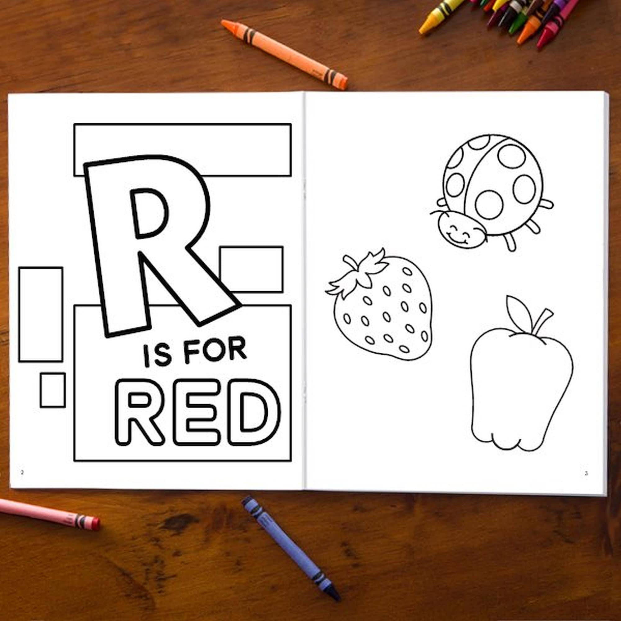 My First Coloring Book Personalized Coloring Activity Book & - Etsy