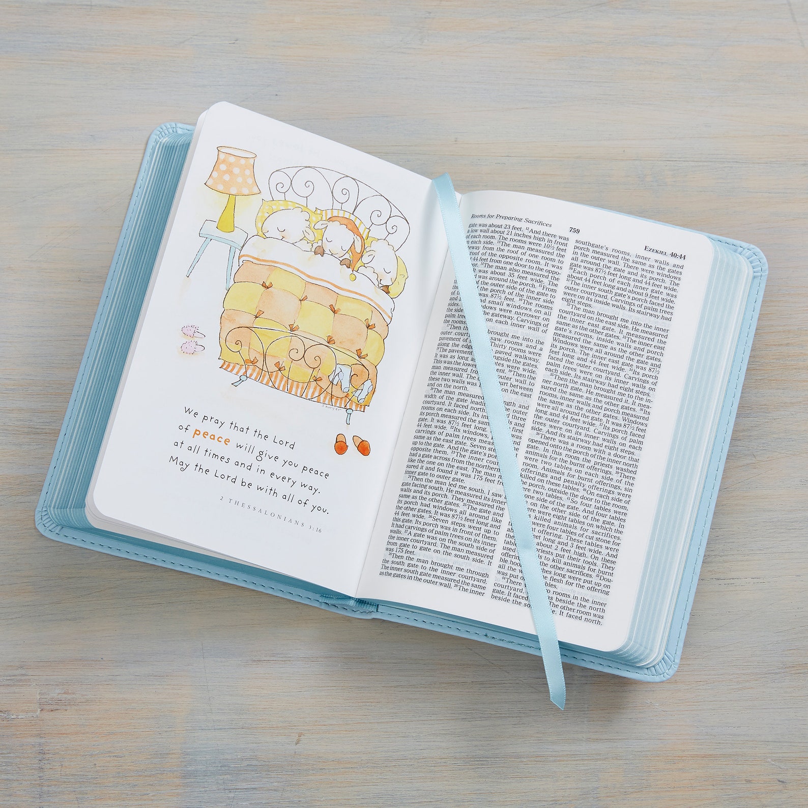Woolly Lamb Personalized Children's Bible, Religious Gifts, Children's