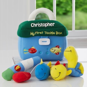 My First Mini Tackle Box Personalized Playset by Baby Gund®, Personalized Toys, Personalized Toys for Kids