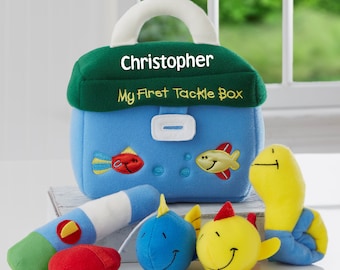 Personalized Baby Gund® Plush Tackle Box Playset