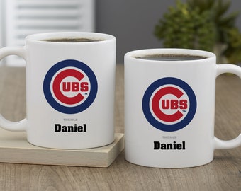 MLB Chicago Cubs Personalized Coffee Mug, Gifts for Him, Baseball Gift, Father's Day Gifts, Gifts for Dad, Personalized Gifts for Dad