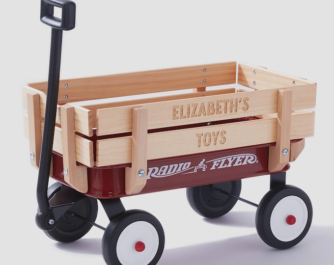 Radio Flyer Red Roadster #8 Push Car - Fun Functional Toddler
