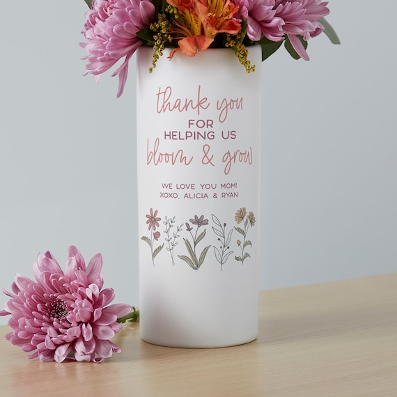Mom, I Love You Pink Floral Personalized Gift Box Set