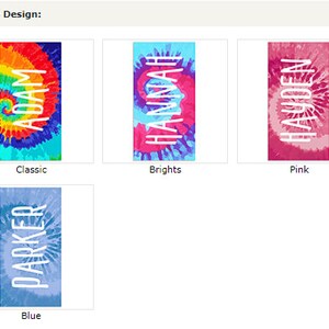 Tie Dye Personalized Beach Towel, Gifts for Her, Summer Gifts ...