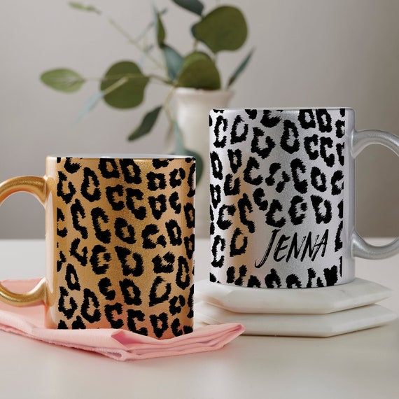 Trendy Script Name Personalized Coffee Mug 11 oz Black