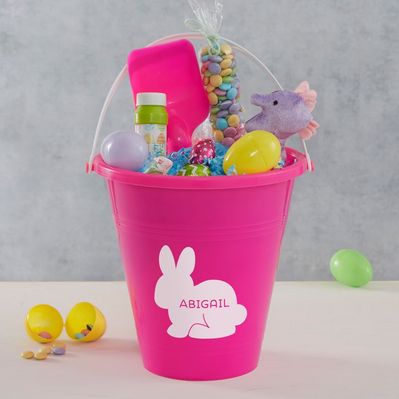 Easter Personalized Plastic Beach Pail & Shovel Bucket and Etsy