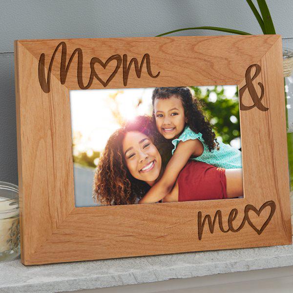 New Mom Gift - Light Up Mommy & Me Picture Frame With Elephants, Foldable 5x7 Photo Frame - View #4