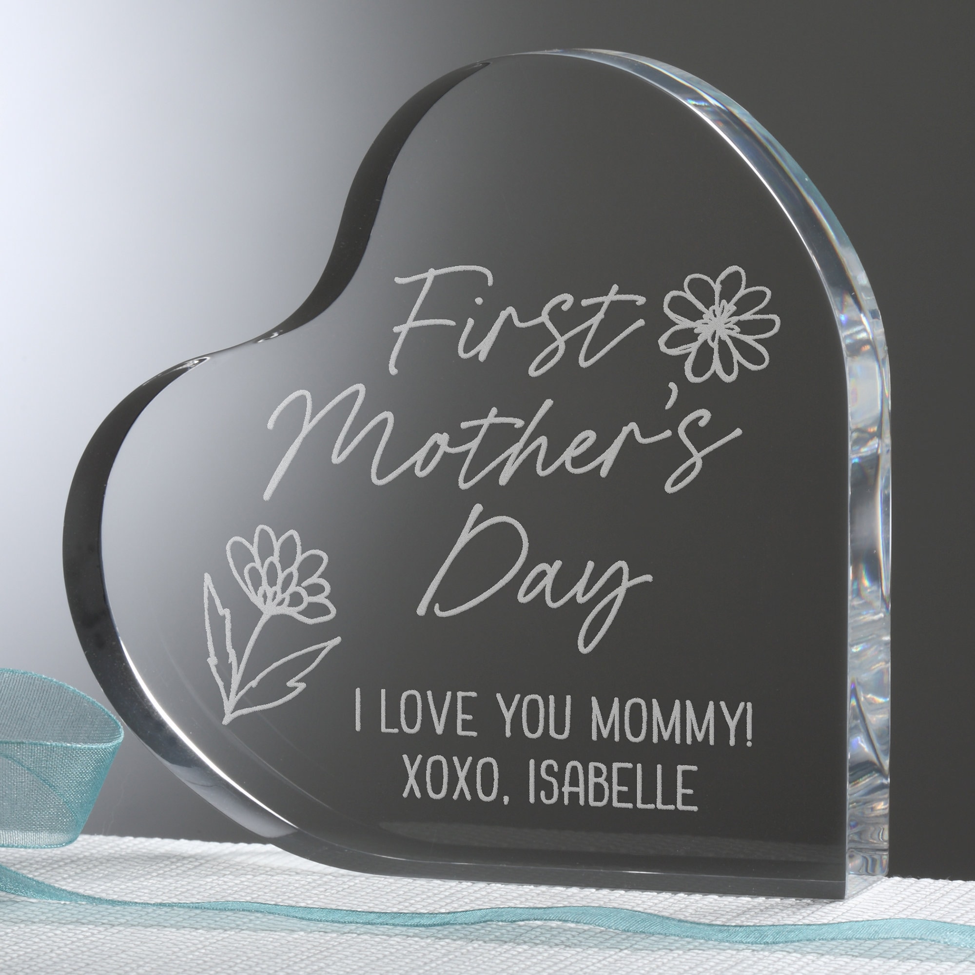 First Mother s Day Engraved Heart Keepsake Gifts for Her Mothers Day Gift Mothers Day Gift for Mom Mom Gifts Engraved Keepsake Etsy Canada
