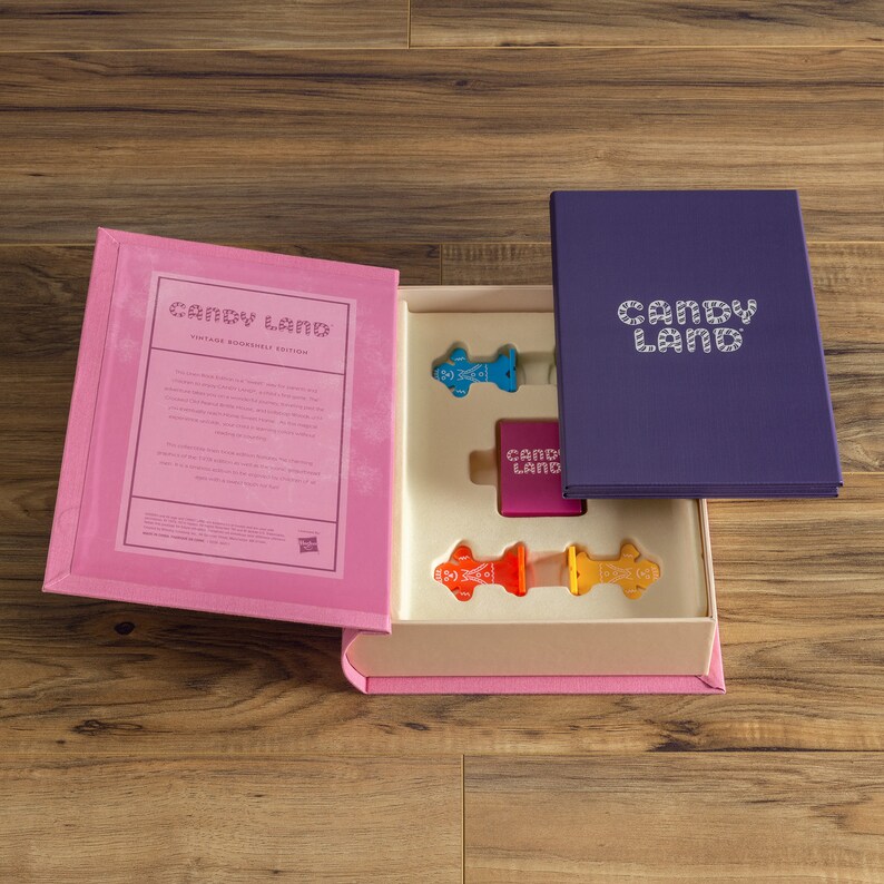 Candyland® Personalized Vintage Bookshelf Edition Board Game Etsy