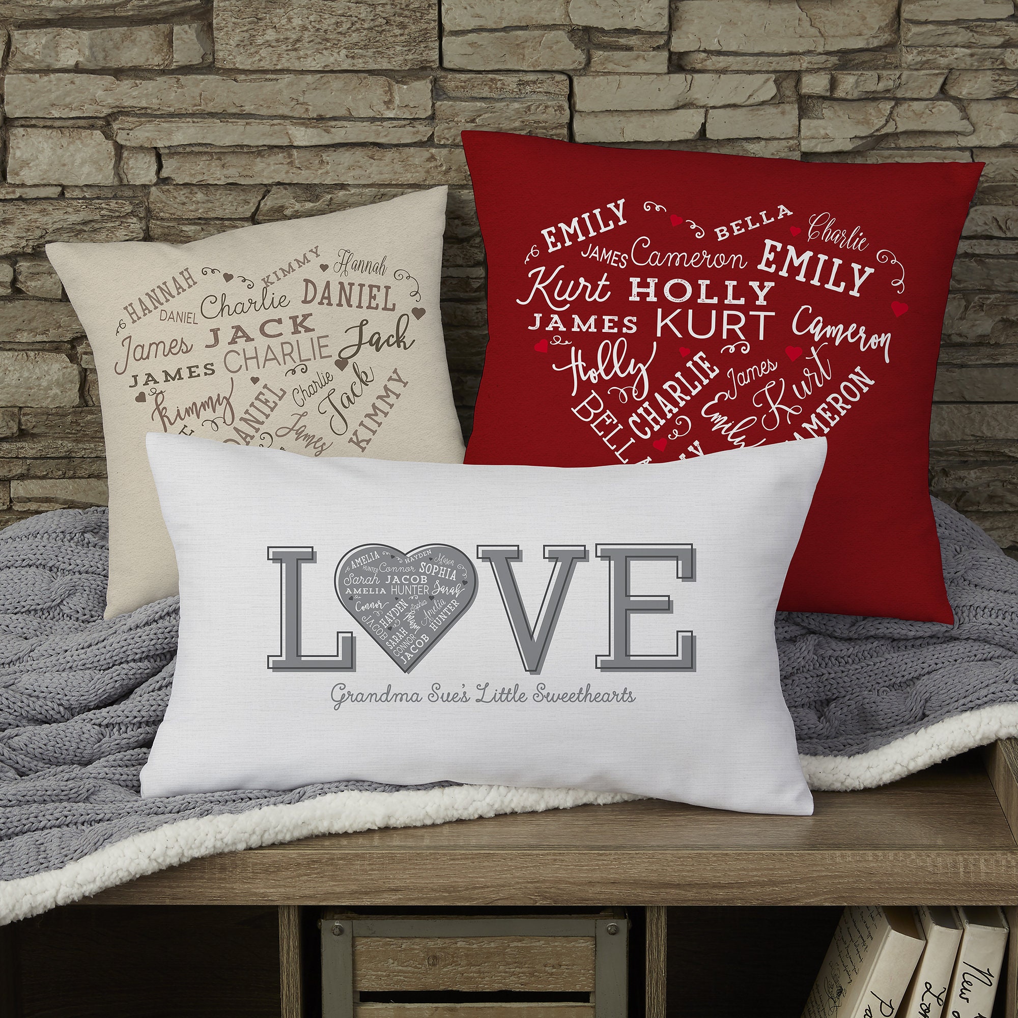 Close to Her Heart Personalized Throw Pillow Mother s Day Gifts Gifts for Her Girlfriend Gift Custom Pillow Etsy