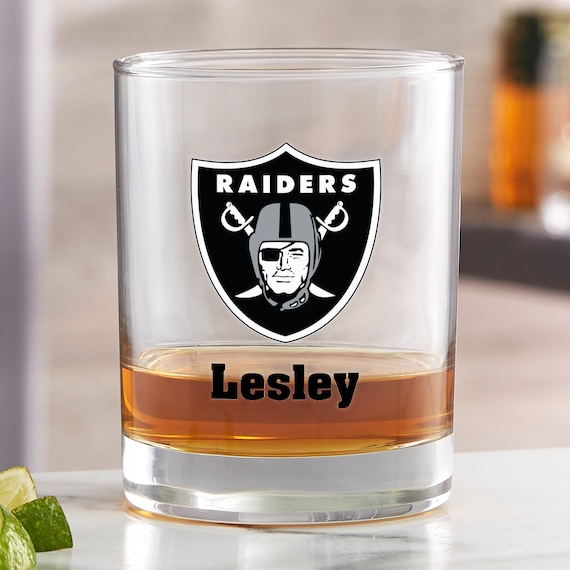 NFL Las Vegas Raiders Printed Whiskey Glass, Gifts for Him, Football Gift,  Father's Day Gifts, Gifts for Dad, Personalized Gifts for Dad