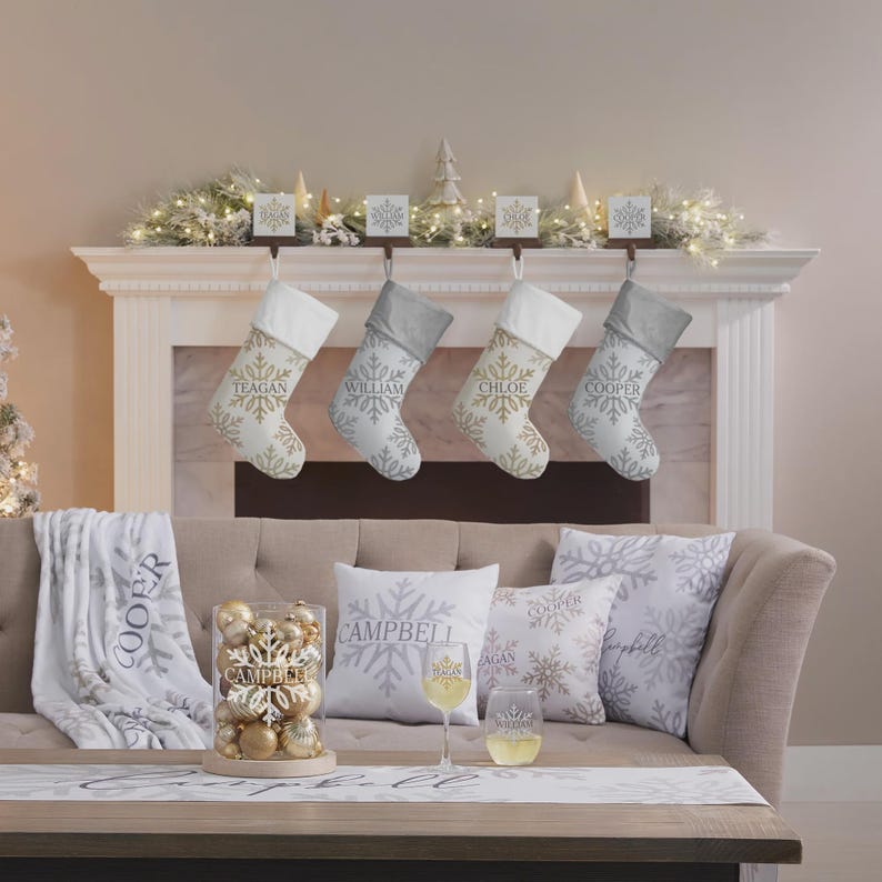 PersonalizationMall Snowflake Stocking Holder - Thumbnail 3