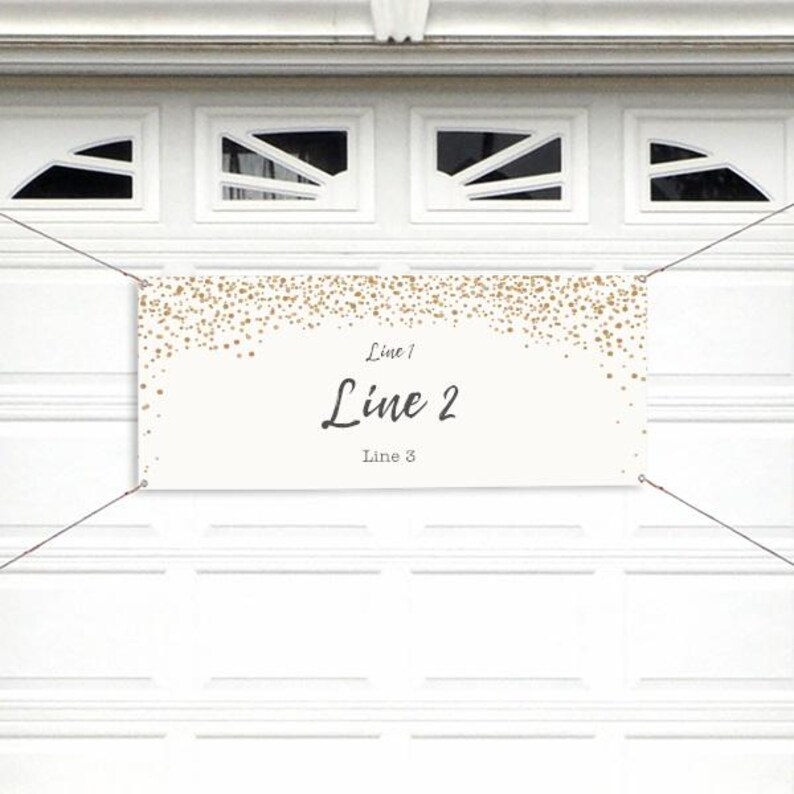 Sparkling Love Personalized Wedding Banner – Wedding Party – Party Supplies – Personalized Wedding Decorations – Wedding Shower Ivory
