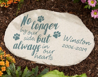 Personalized Pet Memorial Garden Stone Made to Order, Pet Memorial Gifts, Memorial for Pets, Custom Pet Memorial Gifts, Fast shipping