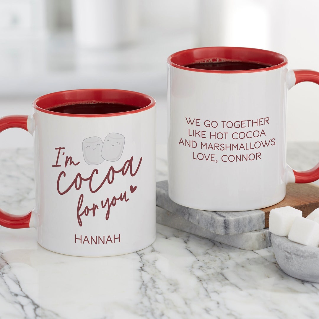 I'm Cocoa for You Personalized 11 Oz. Hot Cocoa Mug, Christmas Stocking ...