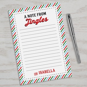 Letters From the Elf Personalized Notepad, Christmas Elf Letters, Christmas Letters to Kids, Christmas Decor