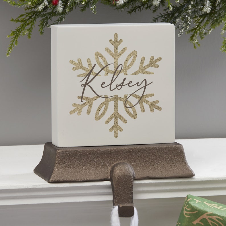 PersonalizationMall Snowflake Stocking Holder