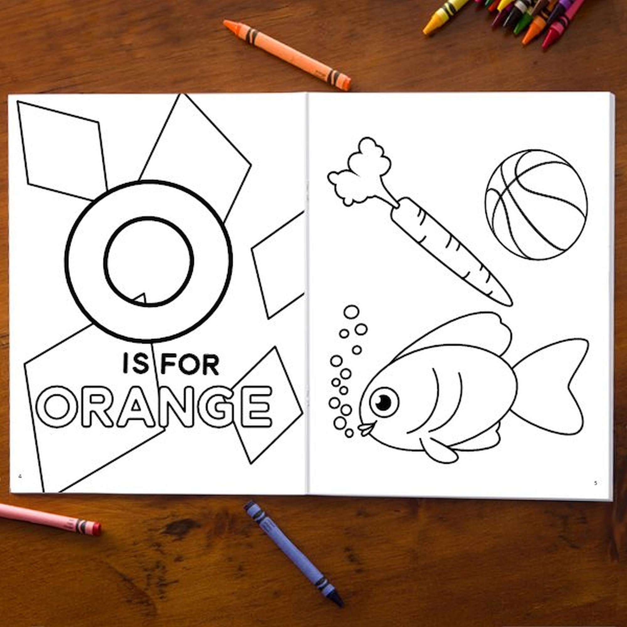My First Coloring Book Personalized Coloring Activity Book & - Etsy