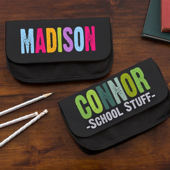 All Mine Personalized Pencil Case, Kids Gifts, School Supplies, Back to  School, Art Gift 