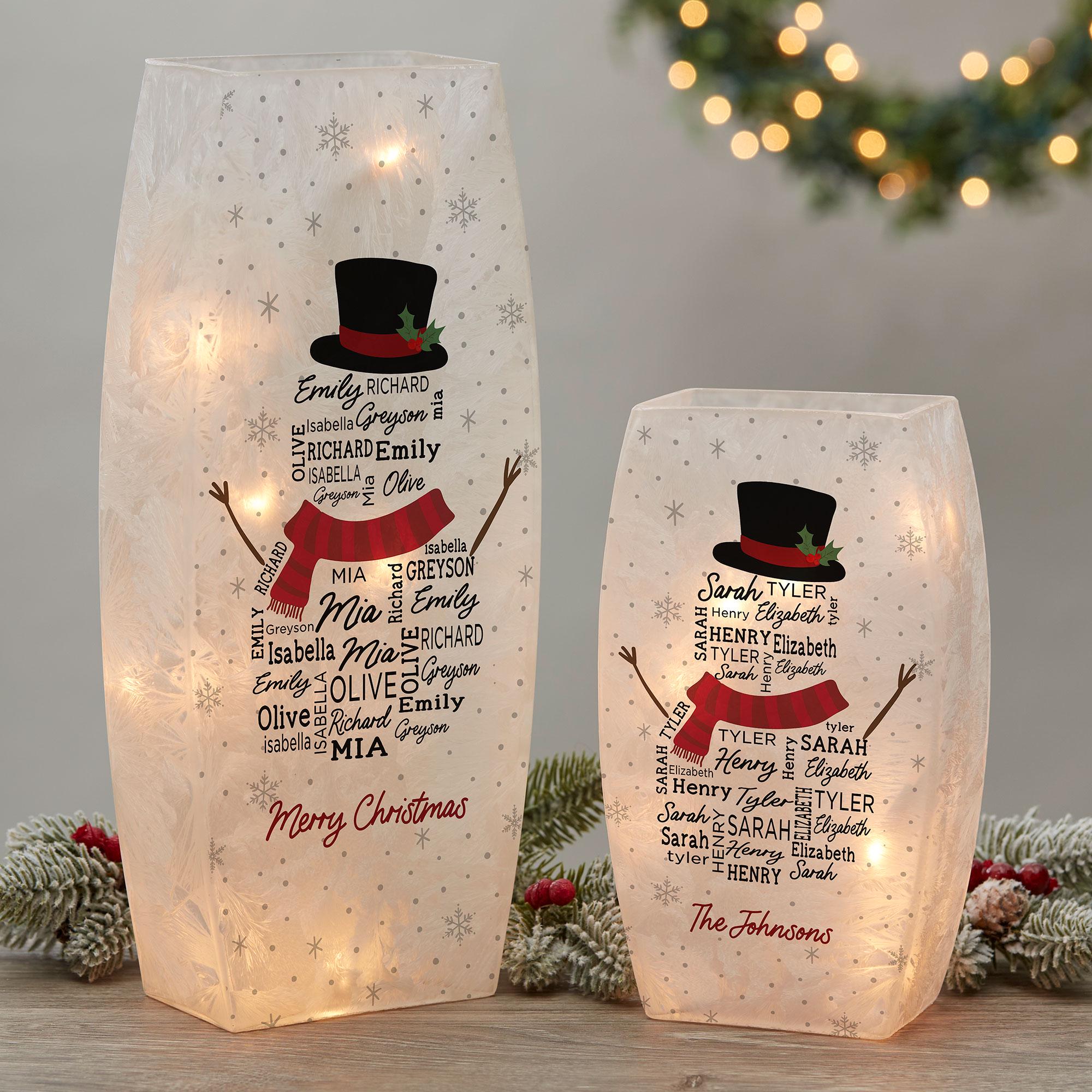 Repeating Name Snowman - Etsy Repeating Name Snowman - Etsy