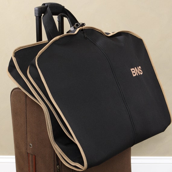 Monogram Travel Personalized Garment Bag Gifts for Him 