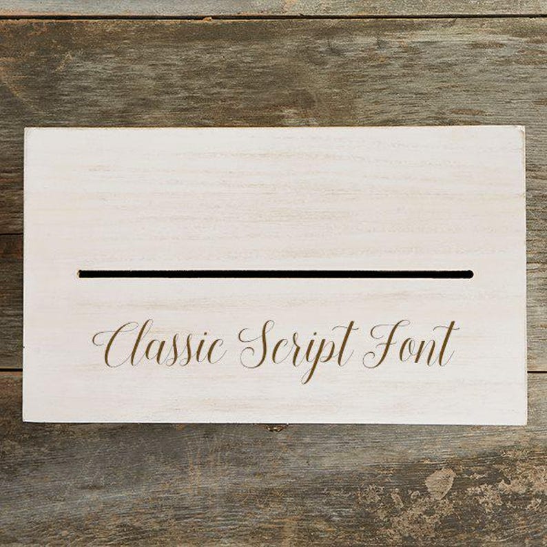 Write Your Own Personalized Graduation Wood Card Box, Graduation Party Decor, Graduation Keepsake, Graduation Gifts, Graduation Card Box Classic Script