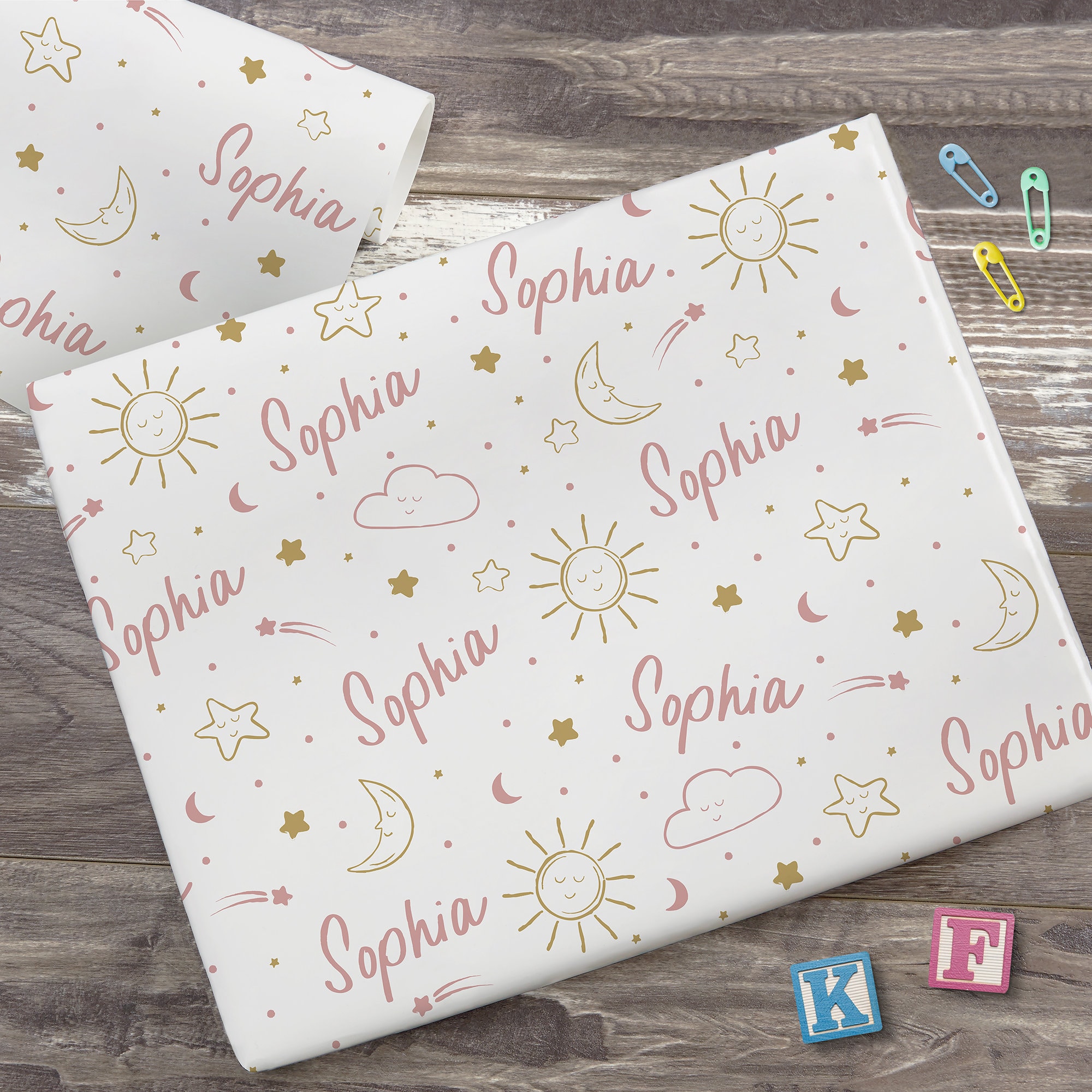 Sustainable Baby Shower Wrapping Paper