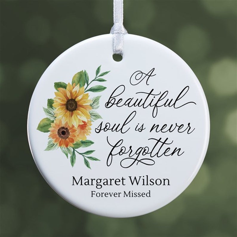 PersonalizationMall Memorial Photo Ornament - Thumbnail 2