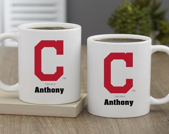 MLB Cleveland Guardians Personalized Coffee Mug, Gifts for Him, Baseball Gift, Father's Day Gifts, Gifts for Dad, Personalized Gifts for Dad