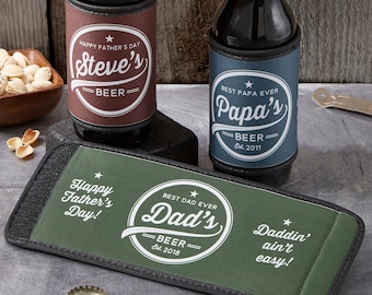 Dad's Bar Personalized Can & Bottle Wrap, For Him, Father's Day Gifts, Personalized Gifts for Dad, Gifts for Him, Beer Gifts