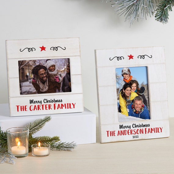 Farmhouse Christmas Personalized Wood Frame – Personalized Christmas Decor – Family Christmas Gift – Christmas Frame – Gifts for Christmas