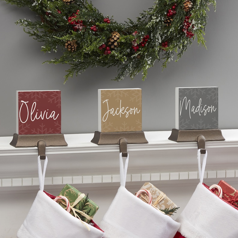 PersonalizationMall Snowflake Stocking Holder