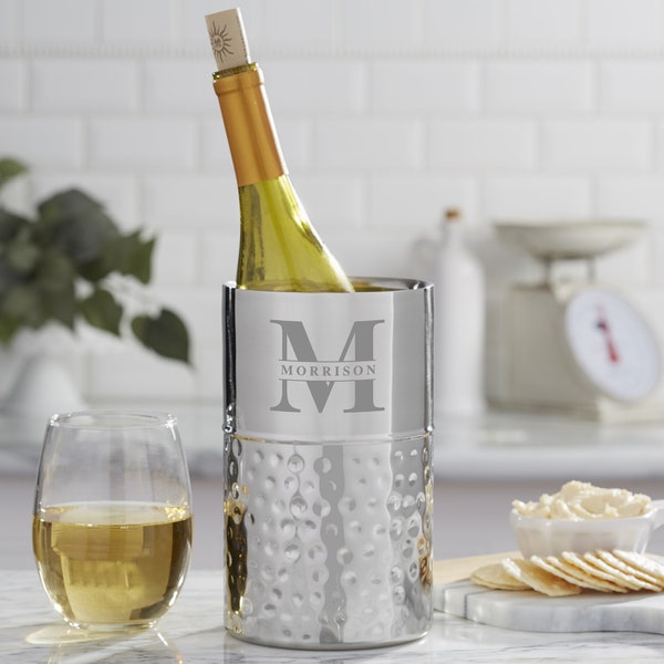 Lavish Last Name Personalized Wine Chiller, Personalized Wine Gifts, Personalized Gifts, Personalized Birthday Gift