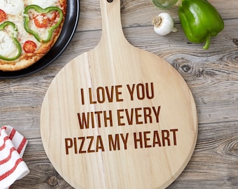 Pizza Expressions Personalized Pizza Board Gift Set, Pizza Board, Custom Pizza Paddle, Personalized Pizza Paddle, Engraved Gifts