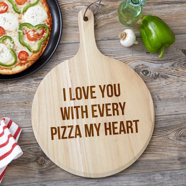 Pizza Expressions Personalized Pizza Board Gift Set, Pizza Board, Custom Pizza Paddle, Personalized Pizza Paddle, Engraved Gifts