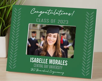 All About The Grad Personalized Frame, Graduation Gifts, Gifts for Grad, Personalized Picture Frame, Class of 2023 Gift