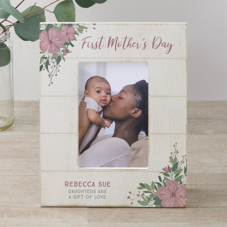 First Mother's Day Personalized Picture Frame Gifts for Etsy