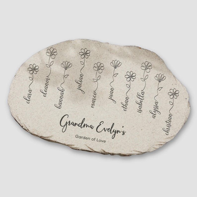 Etsy Garden Stone